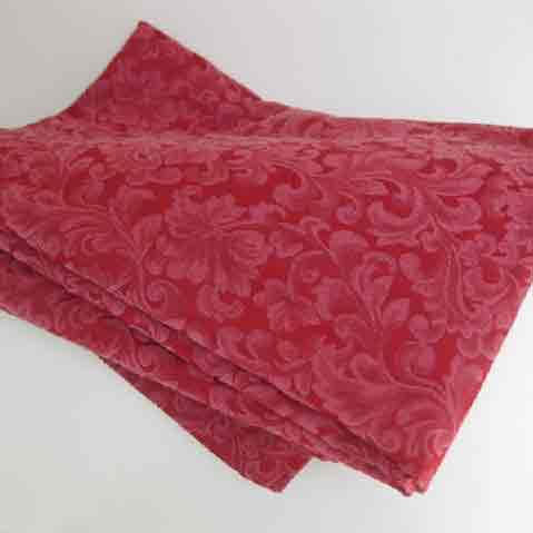 TABLECLOTH, Red Damask 1.5m x 2.15m